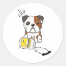 Search for funny bulldog stickers Puppy
