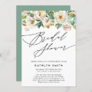 Search for peony bridal shower invitations Watercolor