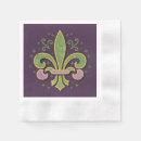 Search for fleur de lis napkins Purple