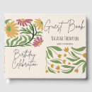 Search for 40th birthday guest books Modern