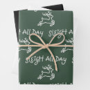 Search for santa claus sleigh wrapping paper Xmas