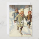 Search for snow scene christmas cards Vintage