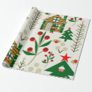 Search for winter wonderland wrapping paper Bear