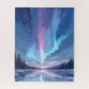 Search for sky puzzles Aurora borealis