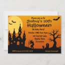 Search for childrens halloween birthday invitations Cartoon
