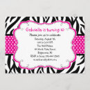Search for hot pink zebra invitations Polka dot