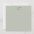 Search for sage green note cards Modern minimalist