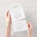 Search for trifold wedding invitations Minimalist