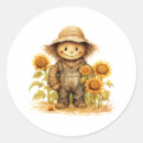 Search for the scarecrow stickers Halloween