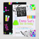 Search for girl science party invitations Lab