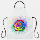 Search for rainbow rose aprons Flower