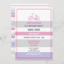 Search for bicycle birthday invitations Bike