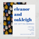 Search for modern botanical wedding invitations Trendy