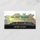 Search for limousine business cards Taxi