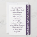 Search for purple paisley wedding invitations Plum