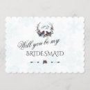Search for christmas wedding bridesmaid cards Be my bridesmaid