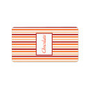Search for bag return address labels Orange