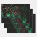 Search for green gold wrapping paper Decoupage