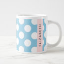 Search for blue polka dot pattern mugs Pattern of dots