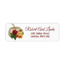 Search for red floral return address labels Fall