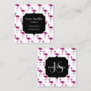 Search for pink flamingo business cards Girly