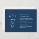 Search for love wedding invitations Elopement