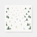 Search for skiing napkins Birthday