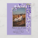 Search for lavender save the date postcards Lilac