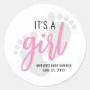 Search for footprints baby shower stickers Modern