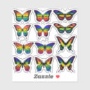 Search for rainbow butterfly stickers Monarch