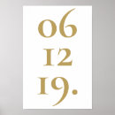 Search for date posters Gold