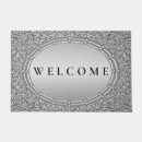 Search for silver glitter doormats Unique