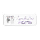 Search for save our date return address labels Elegant