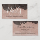 Search for pink and gold nail business cards For her