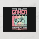 Search for best gamer postcards Geek