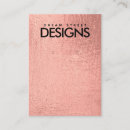 Search for earring business cards Minimal