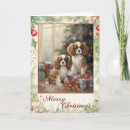 Search for cavalier king charles spaniel christmas cards Pet