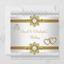 Search for gold ring wedding invitations White