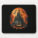 Search for jack o lantern face mousepads Dark