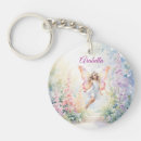 Search for fairy flower key rings Magical