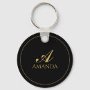 Search for beauty round key rings Black