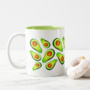 Search for avocado fruit mugs Green