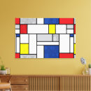 Search for mondrian canvas prints De stijl