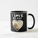 Search for i love black cats mugs Heart