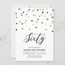 Search for simple 60th birthday invitations Sixty