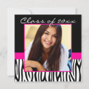 Search for zebra graduation invitations Hot pink