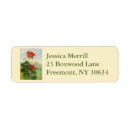 Search for geraniums return address labels Nature