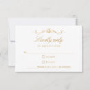 Search for 50th anniversary party rsvp cards Gold and white