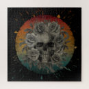 Search for flower skull puzzles Floral