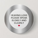 Search for hard of hearing badges Alert